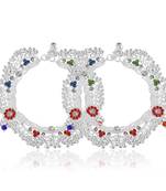 Brass silver payal pajeb anklet women