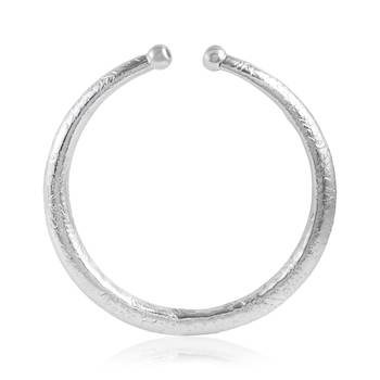 Brass silver bajuband kada armlet for women 2