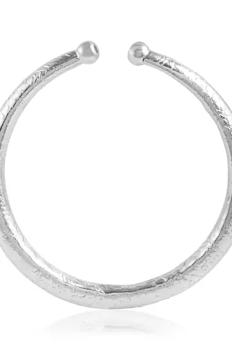 Brass silver bajuband kada armlet for women