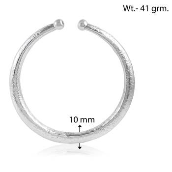Brass silver bajuband kada armlet for women 3