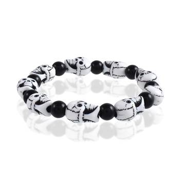 Ceramic narmund design shiv aghori stretch bracelet 1