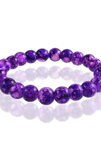 Imitation green jade fashion stretch bracelet