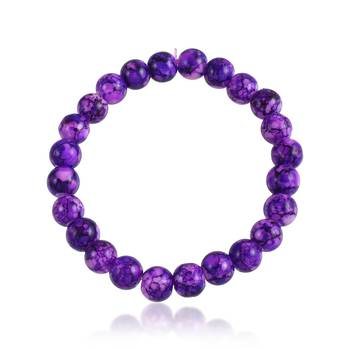 Imitation green jade fashion stretch bracelet 2