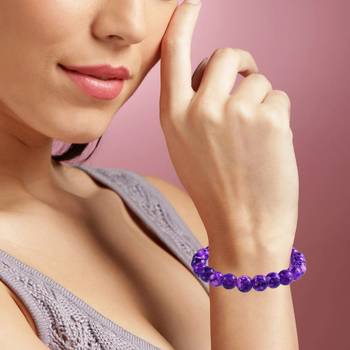 Imitation green jade fashion stretch bracelet 3