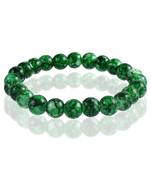 Green jade stretch elastic fashion bracelet