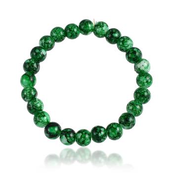 Green jade stretch elastic fashion bracelet 2