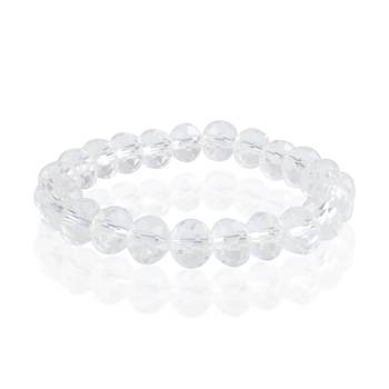 Natural crystal astrology elastic stretch bracelet 1