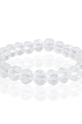 Natural crystal astrology elastic stretch bracelet