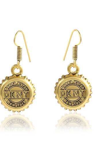 Brass antique gold fashion jewellery women earrings