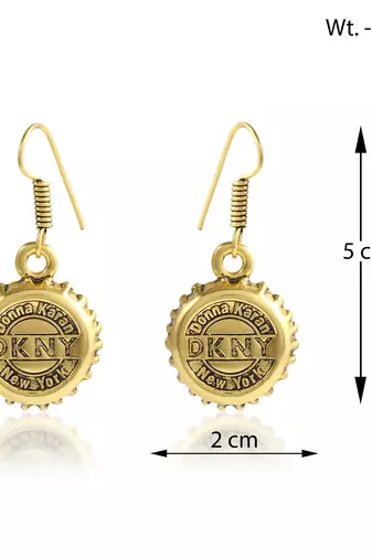 Brass antique gold fashion jewellery women earrings