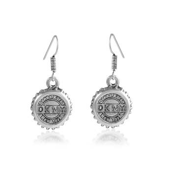 Brass oxidised silver fashion jewellery women earrings 1