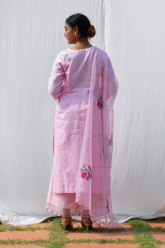 Radhika - pink suit set