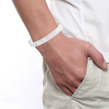 Stainless steel openable bangle kada unisex 3
