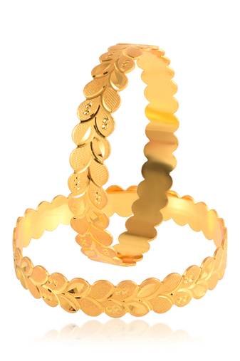 Brass gold traditional kada women fashion