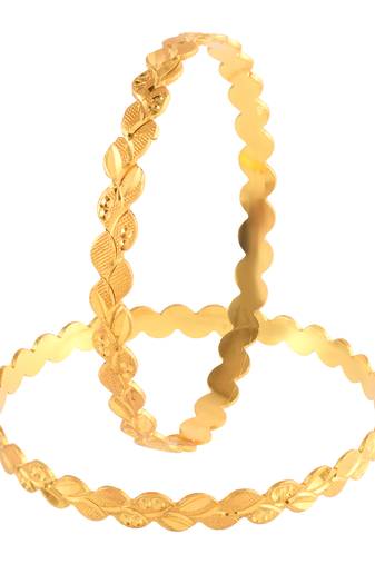 Brass gold traditional kada women fashion