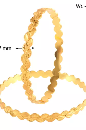 Brass gold traditional kada women fashion