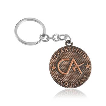 Pure copper ca keyring fashion keychain 2