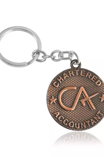 Pure copper ca keyring fashion keychain