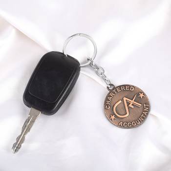 Pure copper ca keyring fashion keychain 3
