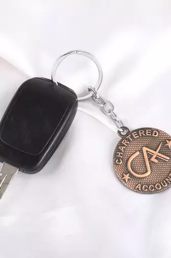 Pure copper ca keyring fashion keychain