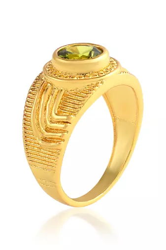 Brass goldplated astrology ratan jyotish finger ring