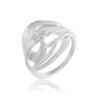 Brass silver women fashion finger ring 1