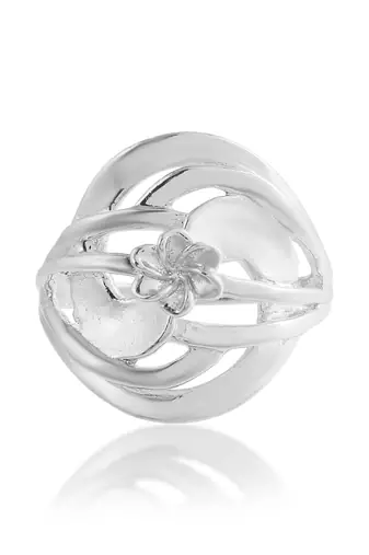 Brass silver women fashion finger ring