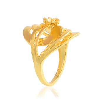 Brass gold traditional finger ring women fashion 3
