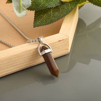 Natural tiger eye  health benificial reiki fengshui pendant 4