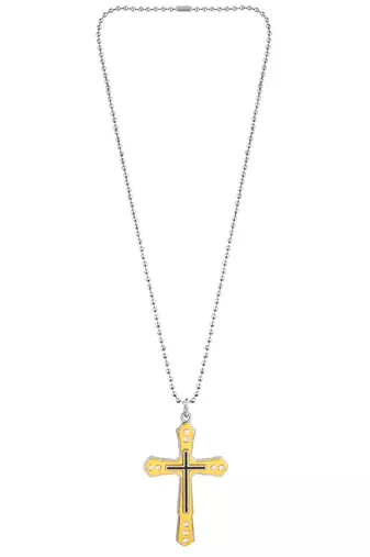 stainless steel cross pendant