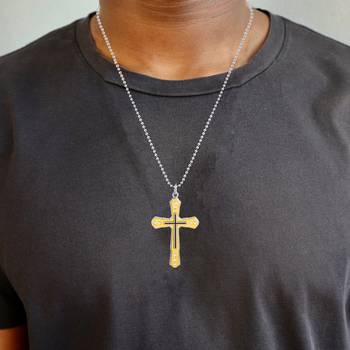 stainless steel cross pendant 3