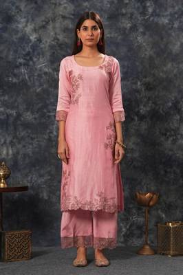Rajdulari - onion pink suit set 2