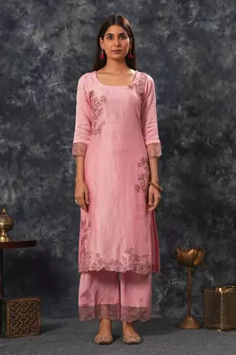 Rajdulari - onion pink suit set