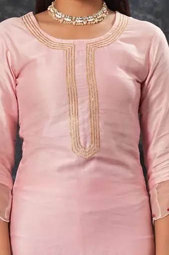 Radhika - onion pink suit set