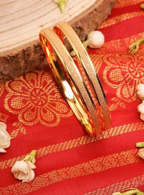 Classic Gold Plated Bangles Set 3