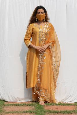 Rajshree - Yellow Suit Set 4