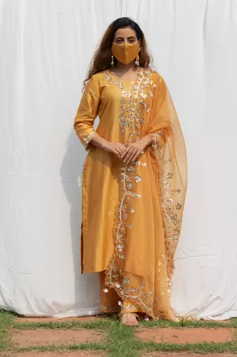 Rajshree - Yellow Suit Set