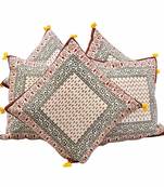 Ethnic Handblock Printed Cotton Cushion Cover Set Deepawali Gift 304