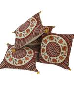 Traditional Floral Print Cotton Cushion Cover Set Diwali Gift 307