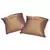 Golden Brown Jacquard 2 Pc. Cushion Covers Set Deepawali Gift 817