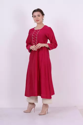 Kumud - Wine Suit Set