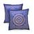 Chakri Design 2 Pc. Royal Blue Cushion Covers Set Deepawali Special Gift 705