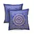 Chakri Design 2 Pc. Royal Blue Cushion Covers Set Deepawali Special Gift 705