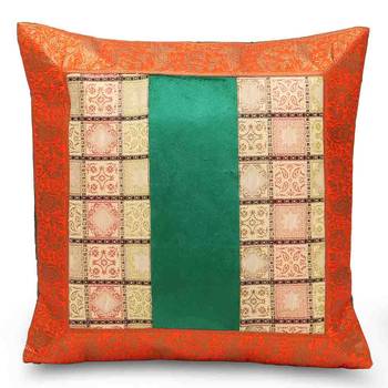 Assorted Velvet N Brocade 5 Pc. Cushion Covers Set Diwali Special Gift 457 5