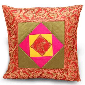 Ethnic Paisley Designer 2 Pc. Cushion Covers Set Diwali Gift 866 2