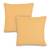 Stripe Design Golden 2 Pc Cotton Cushion Cover Set Deepawali Special Gift 877