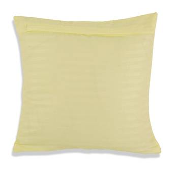 Striped Design Cream 2 Pc Cotton Cushion Cover Set Diwali Special Gift 880 3