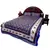 Pure Cotton Blue Double Bed Sheet Pillow Cover Set Diwali Gift 27B