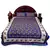 Pure Cotton Blue Double Bed Sheet Pillow Cover Set Diwali Gift 27B