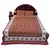 Jaipuri Elephant Print Red Double Bed Sheet Set Deepawali Special Gift 27R